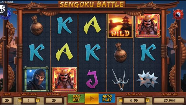 Sengoku Battle: A Real Online Casino Slot Game Experience